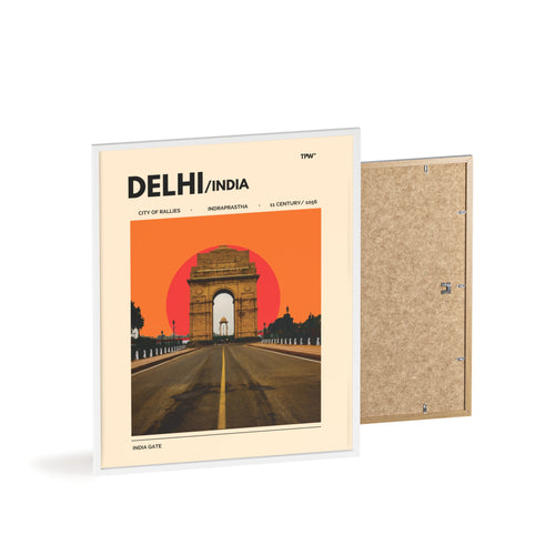 Delhi City (INDIA) Framed Poster